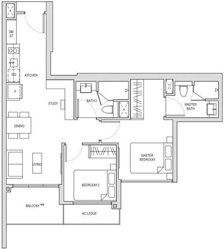Affinity at Serangoon Singapore Condominium Floor Plan Affinity at Serangoon Singapore Condominium Floor Plan