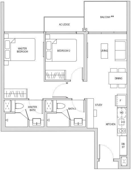 Affinity at Serangoon Singapore Condominium Floor Plan Affinity at Serangoon Singapore Condominium Floor Plan