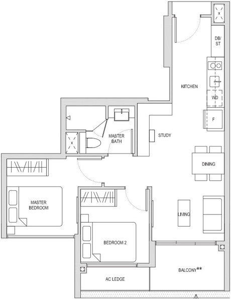 Affinity at Serangoon Singapore Condominium Floor Plan Affinity at Serangoon Singapore Condominium Floor Plan