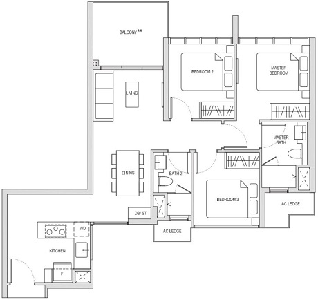 Affinity at Serangoon Singapore Condominium Floor Plan Affinity at Serangoon Singapore Condominium Floor Plan