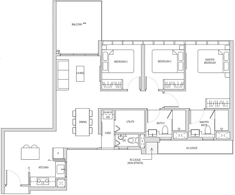 Affinity at Serangoon Singapore Condominium Floor Plan Affinity at Serangoon Singapore Condominium Floor Plan