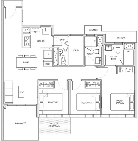 Affinity at Serangoon Singapore Condominium Floor Plan Affinity at Serangoon Singapore Condominium Floor Plan