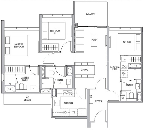 Whistler Grand 3 Bedroom Dual Key C3DK Whistler Grand 3 Bedroom Dual Key C3DK
